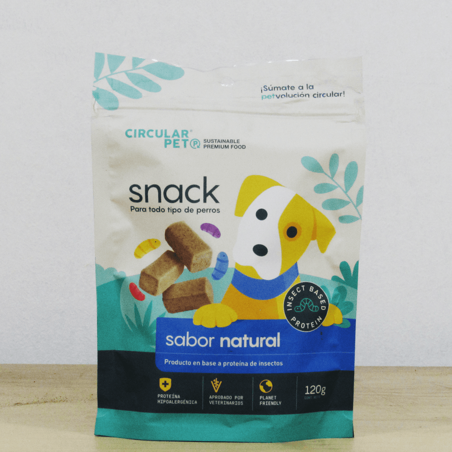 Circular Pet Snack - Sabor natural